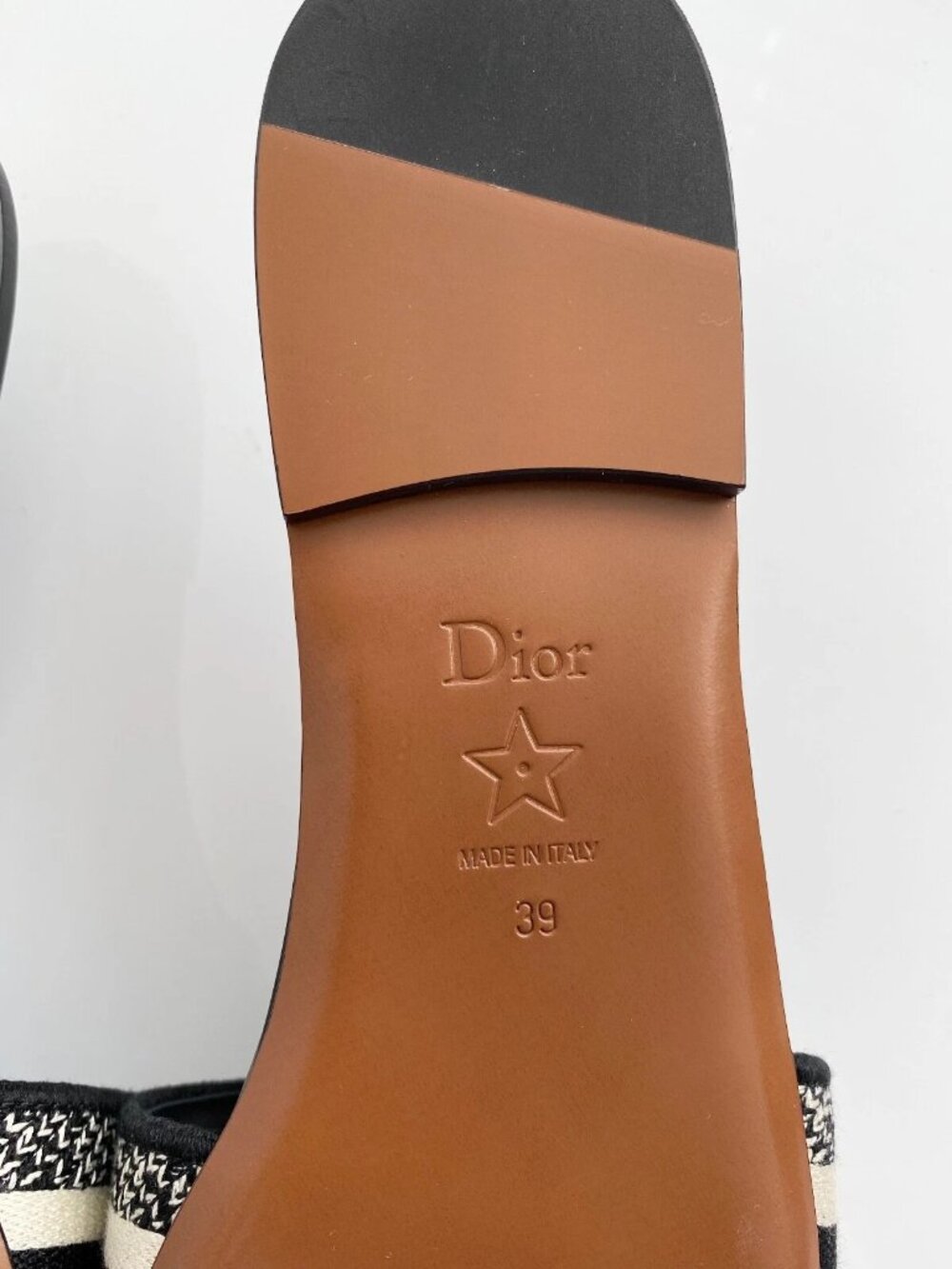 Christian Dior Sparkly Dway Slide Black Sandals - Picture 11 of 12